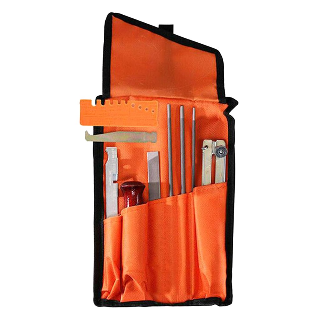 10 Stks/set Kettingzaag Slijpen Bestand Stihl Indienen Kit Keten Scherpen Zag Bestanden Tool