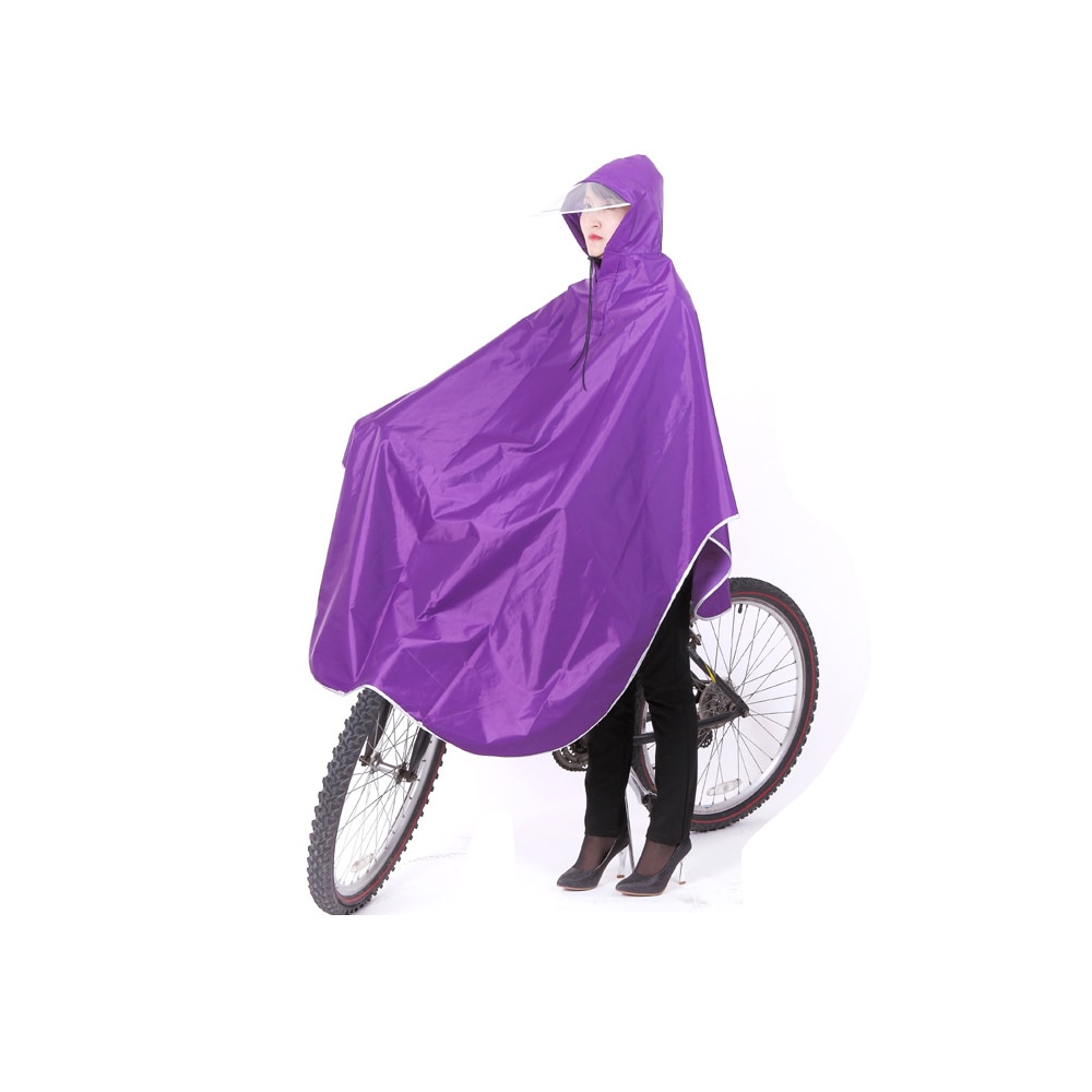 Herre kvinders cykel cykel regnfrakke regnkappe poncho hætteklædt vindtæt regnfrakke mobilitet scooter dække hætteklædte regnfrakker