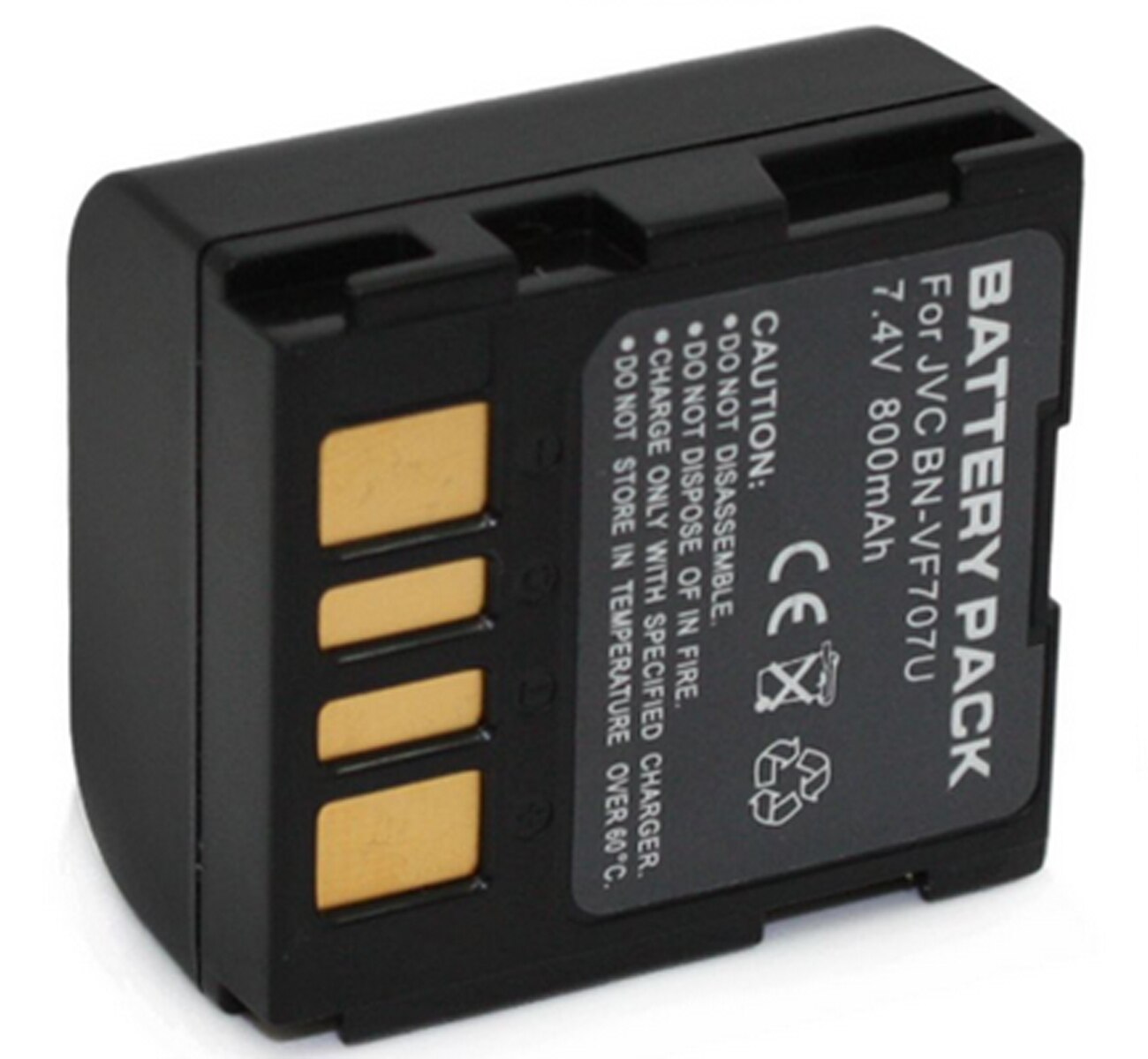 Battery Pack for JVC BN-VF707, BN-VF707U, BN-VF707US, BN-VF714, BN-VF714U, BN-VF714US, BN-VF733, BN-VF733U, BN-VF733US