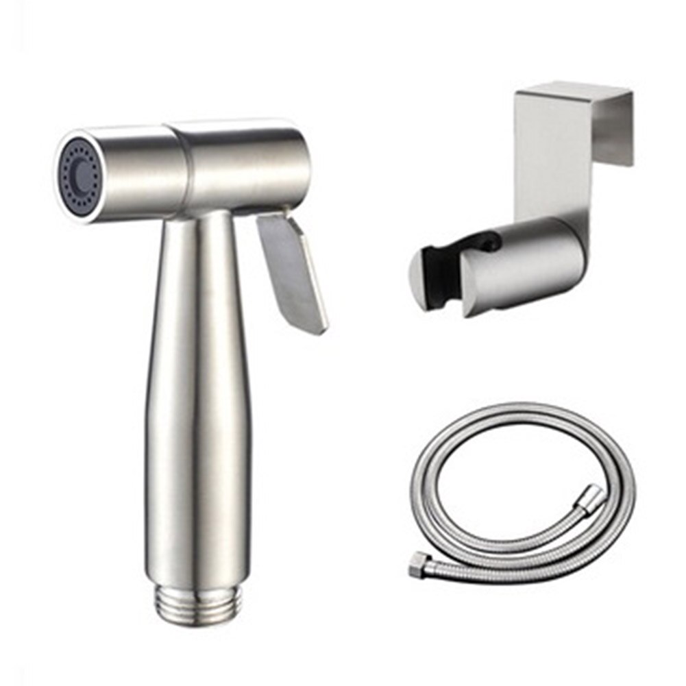 Pulverizador do vaso sanitário de limpeza simples potty cleaner mão bidé spray conjunto auto cabeça chuveiro torneira do banheiro auto