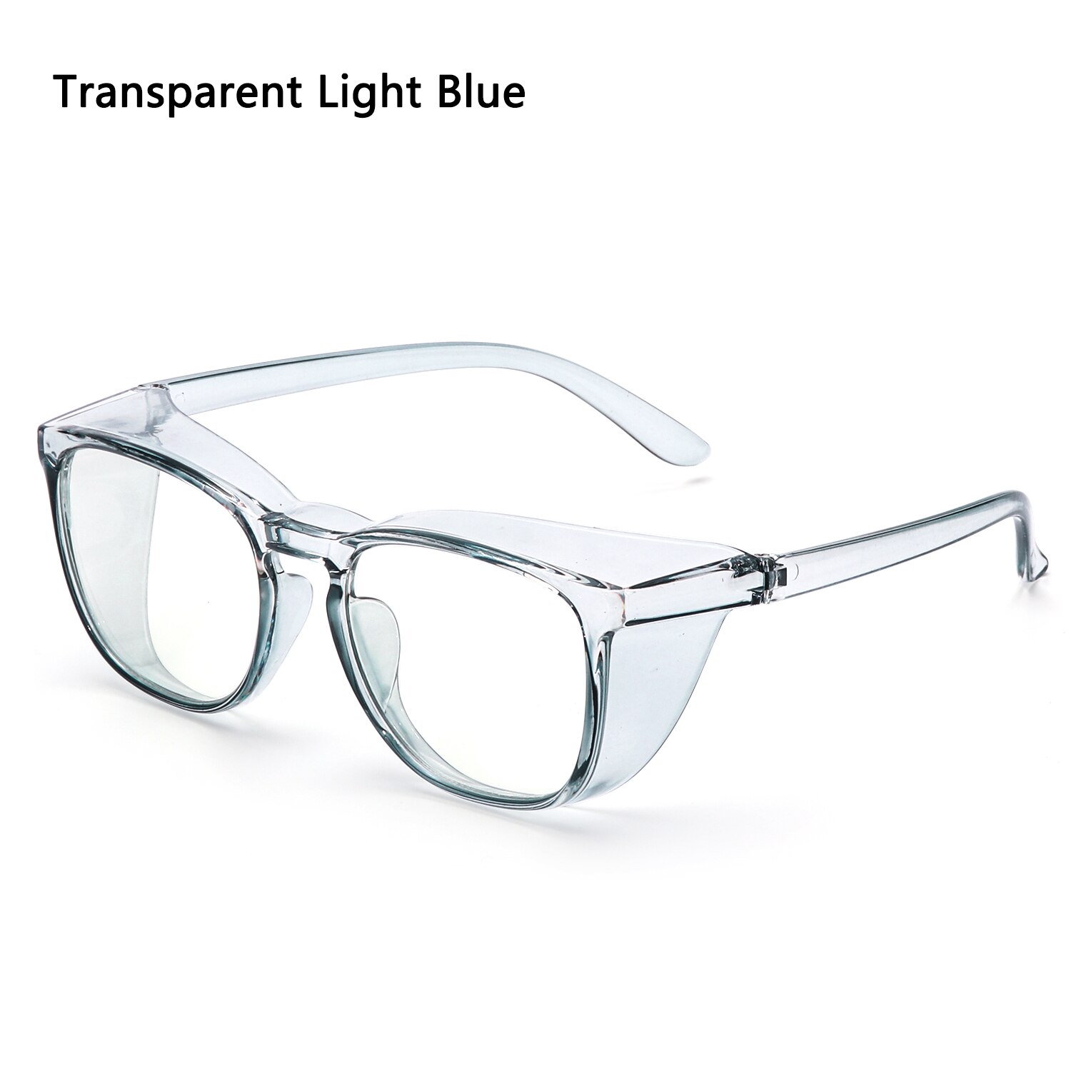 1Pc Anti-Fog Veiligheidsbril Blauw Licht Blokkeren Bril Anti Pollen Bril, oogbescherming Glas Voor Mannen Vrouwen UV400 Bescherming: A -Light  Blue