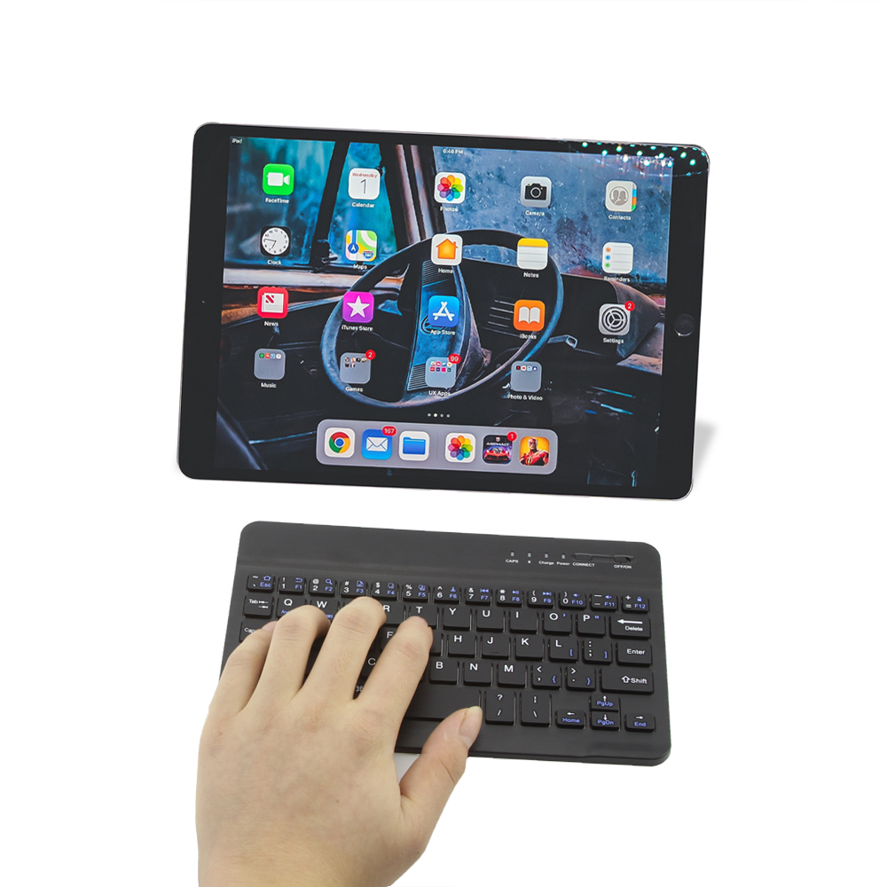 CHYI Ultra Slim Wireless Bluetooth Keyboard voor IPad Multimedia Mini Bluetooth Keyboard voor IOS Android Tablet Smartphone PC