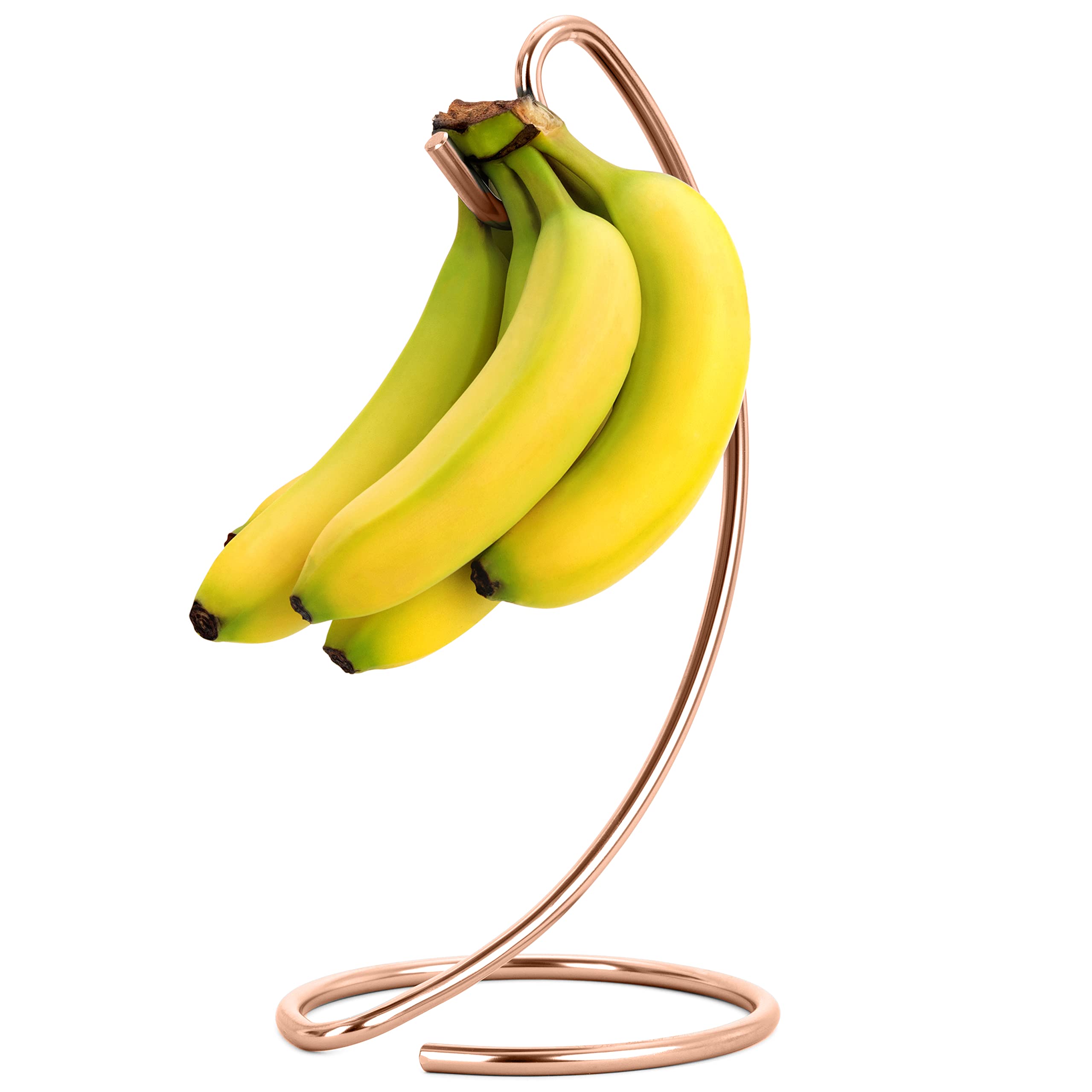 Stainless Steel Banana Hanger Stand With Stainless Steel Hook Keep Bananas Fresh: C