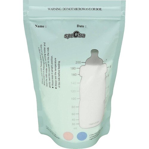 Spectra Milk Storage Bag-Temperature Sensor-Blue