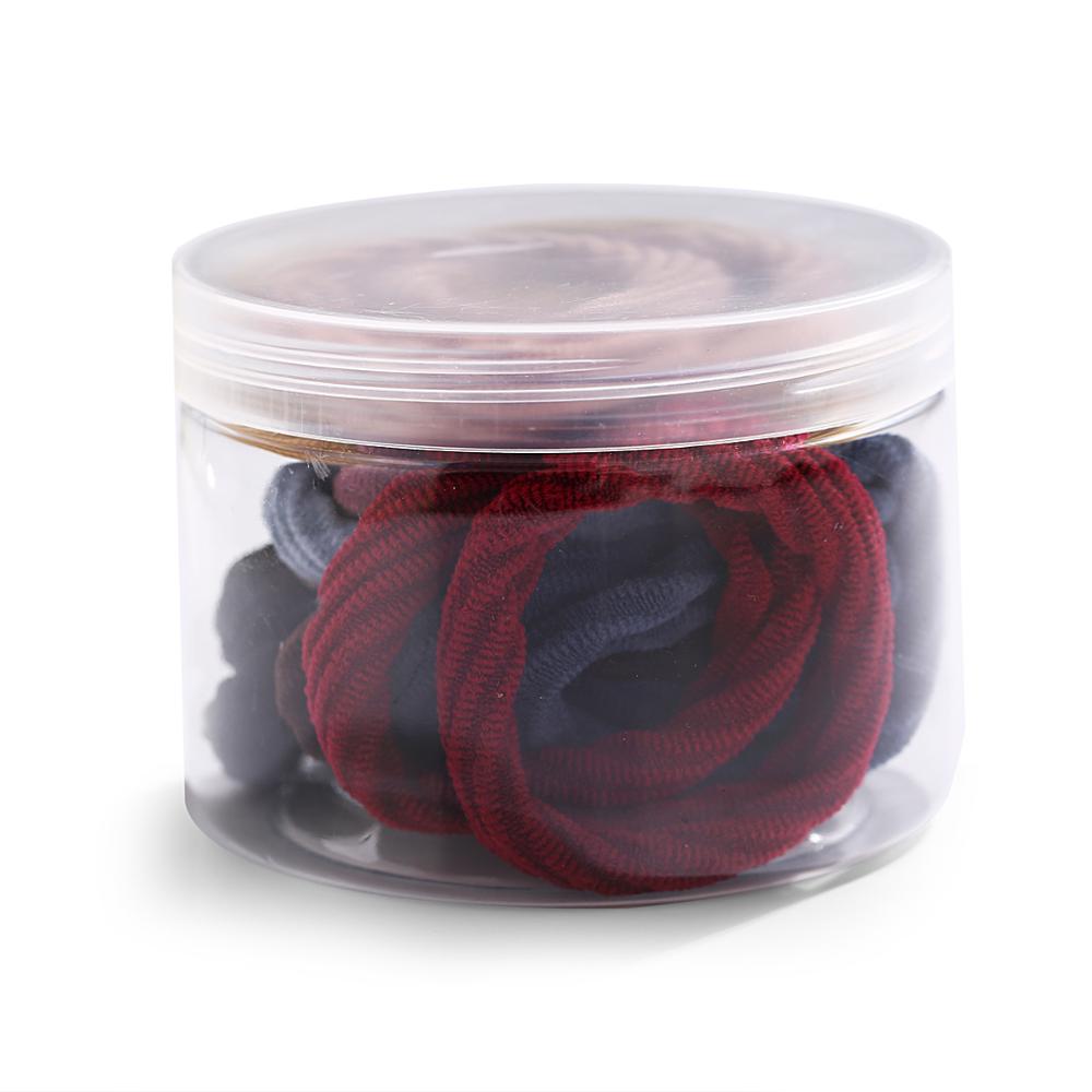 Todorova 20 pçs/set elástico básico faixas de borracha simples hairband meninas headwear cor sólida bandana moda feminina acessórios para o cabelo