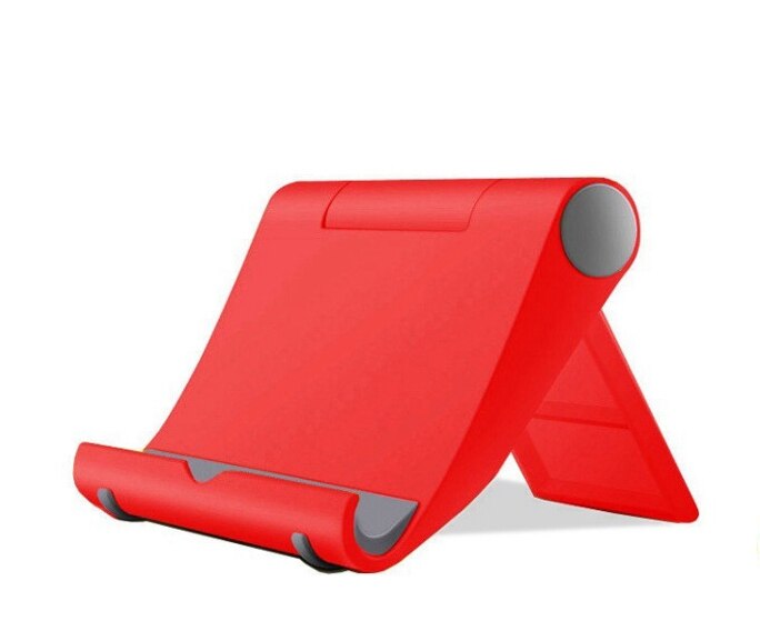 Draagbare Mini Mobiele Telefoon Houder Opvouwbare Bureau Standhouder Verstelbare Universele Mobiele Telefoon Houder Voor Iphone Andorid Telefoon: Red