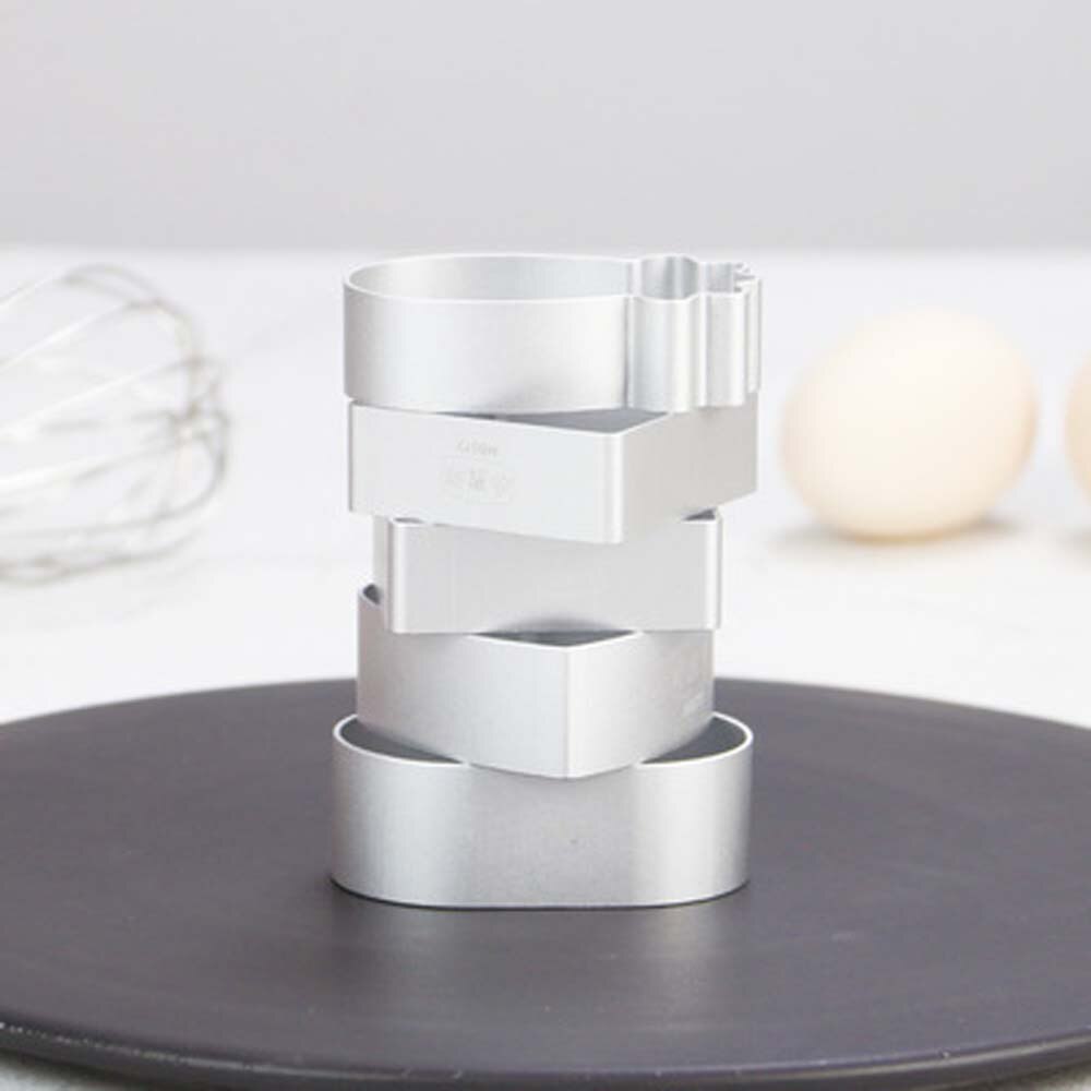 Aluminium Metalen Vierkante Rechthoek Biscuit Cookie Cutter Gebak Cake Bakken Tool Fondant Snijden Bakken Cookie Gereedschap