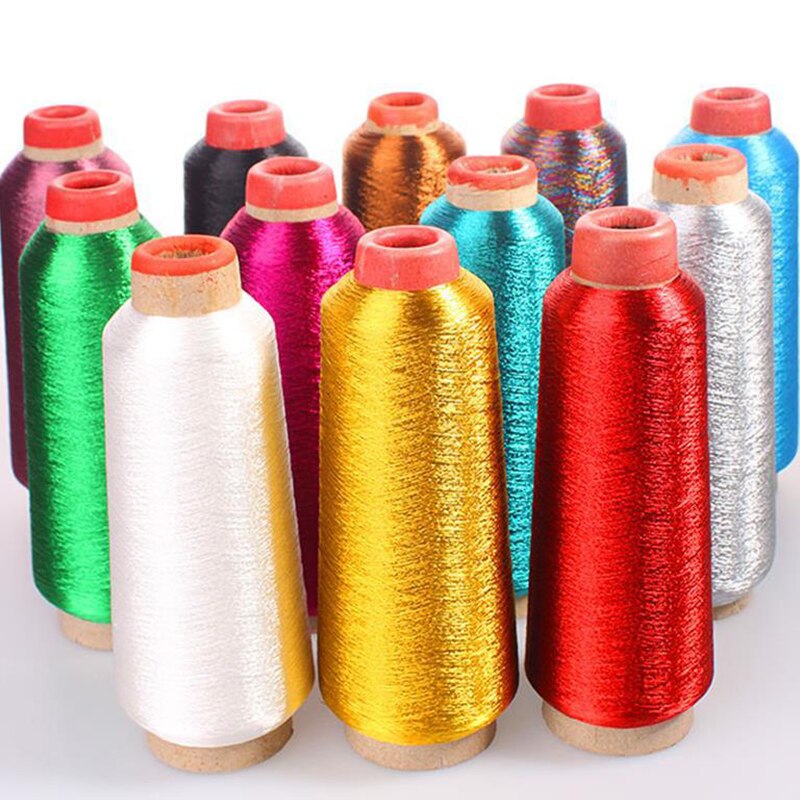 Color Flash Bright Silk Gold And Silver Thread Computer Embroidery Manual Cross Stitch Metal Thread DIY Braided Thread