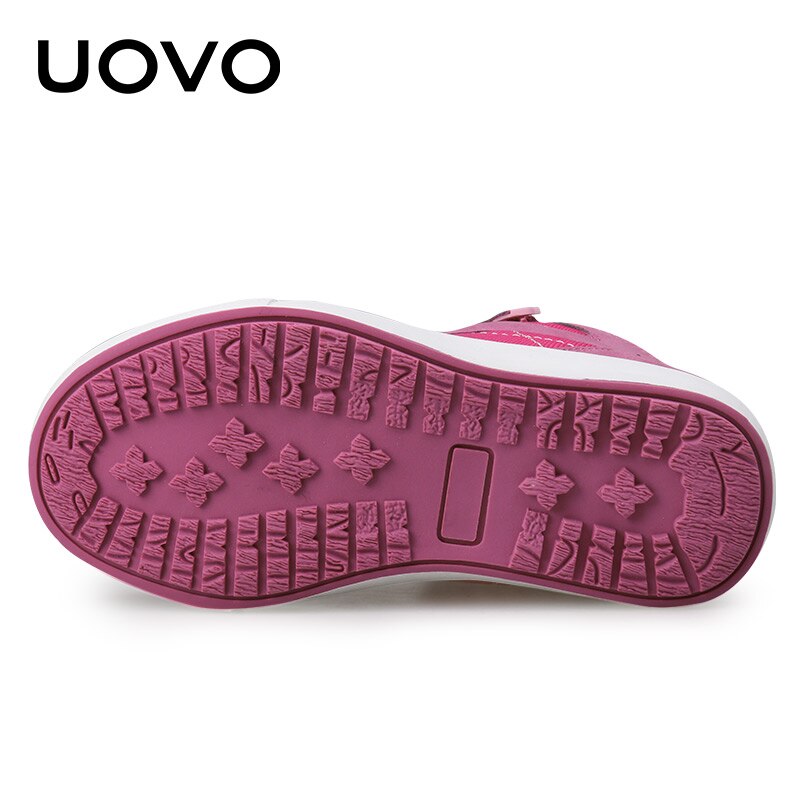Uovo mærke piger sko efterår vinter børn gå sko børnes fodtøj varme piger sneakers størrelse 28#-37#