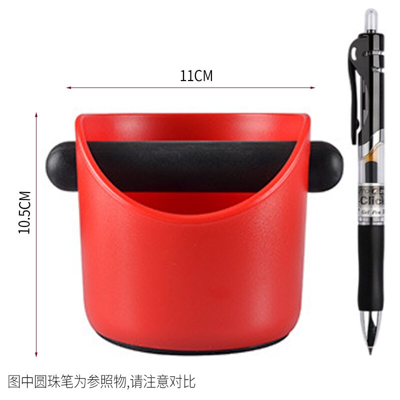 Anti Slip Shock-absorbent Espresso Knock Box Anti Slip Coffee Grind Dump Bin Waste Bin With Detachable Knock Bar For Barista: Style A1