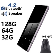 Original metal Bluetooth MP4 player 8GB 16GB 32GB 64GB music player touch key fm radio video play E-book hifi player walkman