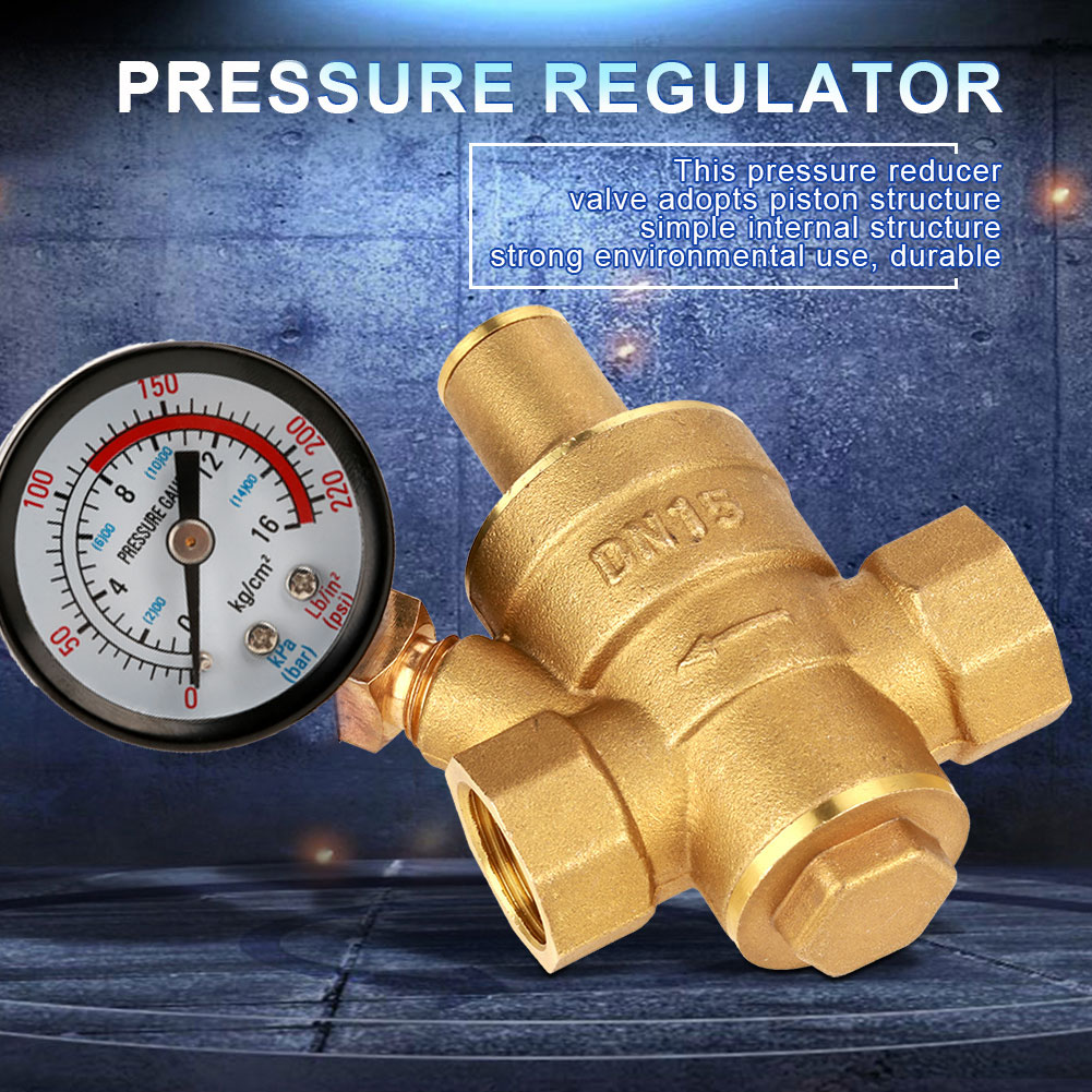 ADJUSTABLE PRESSURE REDUCER DN15 1/2 Valve Water Pressure Regulator