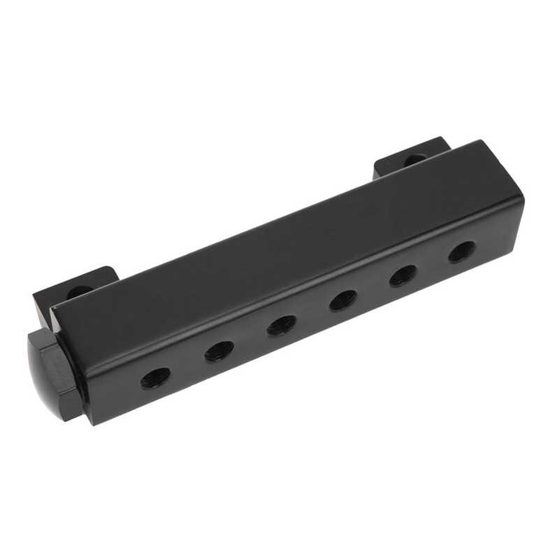 Car Automobile Intake Manifold 6 Port Vacuum Intake Manifold Turbo Wastegate Boost Kit 3/8in Inlet Outlet 1/8in Vacuum Ports