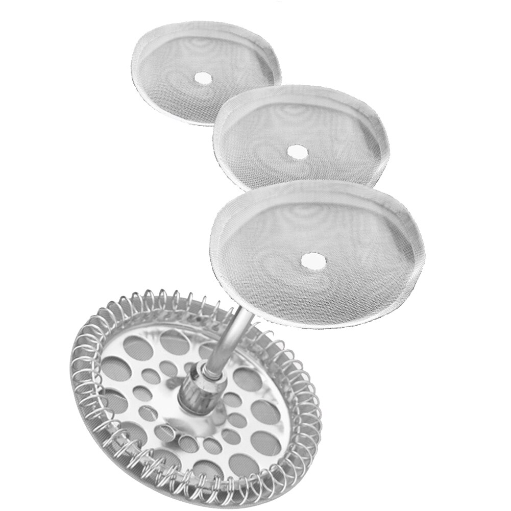 Stainless Steel Reusable Detachable Mesh Filter Home Office Coffee Maker Sheet Coffee Filter Paper