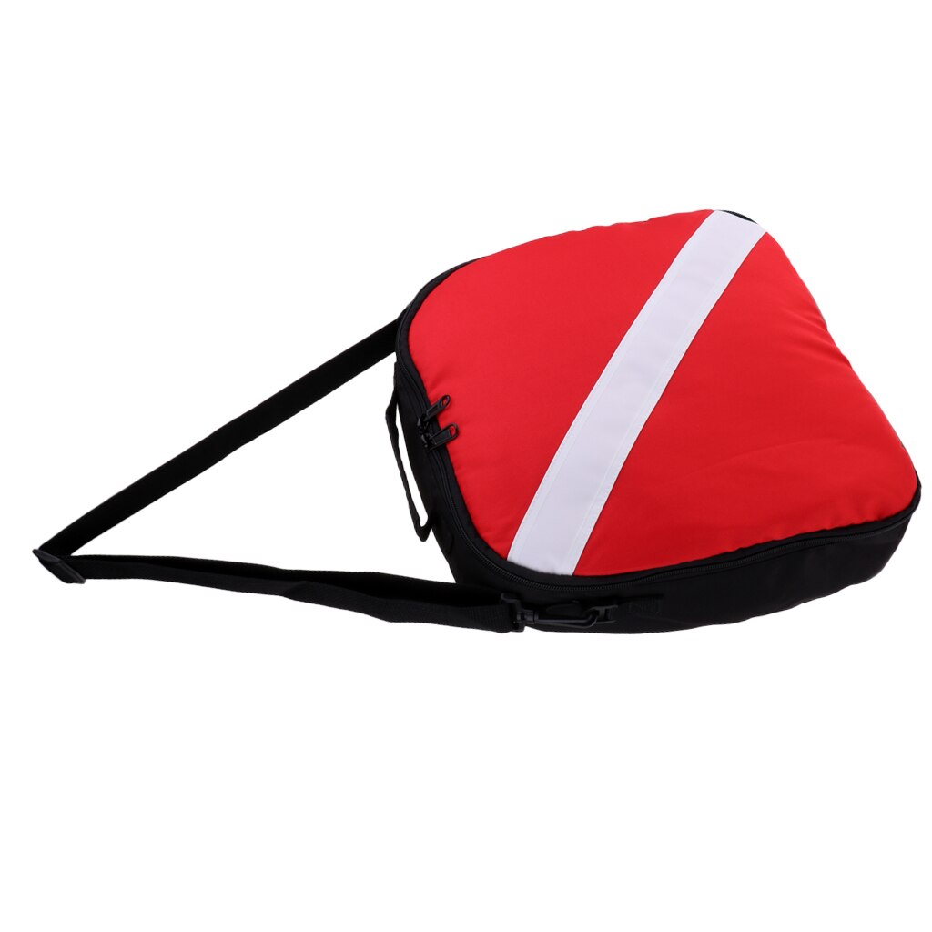 Lynlås dykkeflag regulator gear bære rejsetaske & skulderstrop til dykkerdykker snorkling