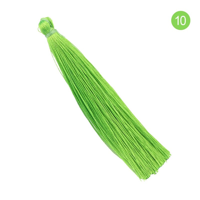 100 Stks/pak Zijde Kwastje Hanger Ketting Earring Bevindingen 90Mm Kwasten Voor Diy Sieraden Maken Accessoires Gemengde Kleuren: color 10