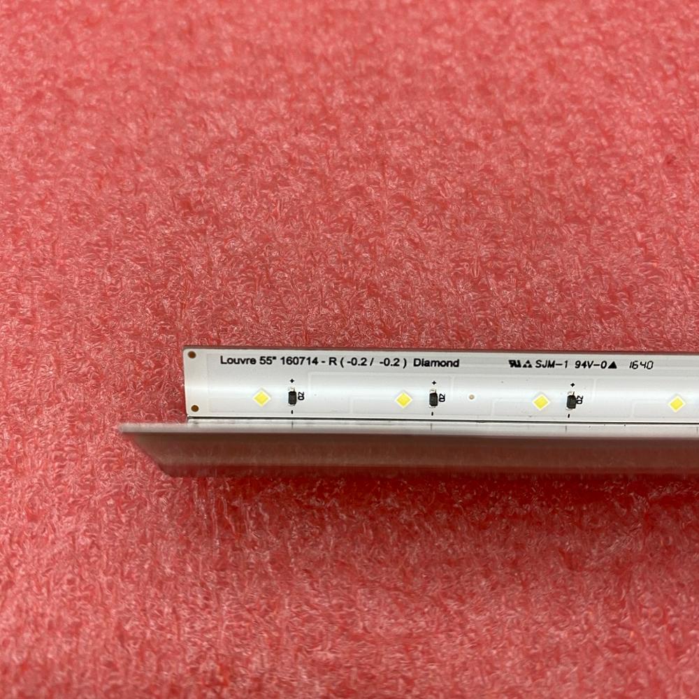 2 PCS LED backlight strip for Samsung UE55K5102 UE55K5100 LOUVRE 55" 160714-L R BN96-39732A 39733A V6LF_550SFA 550SFB_LED37