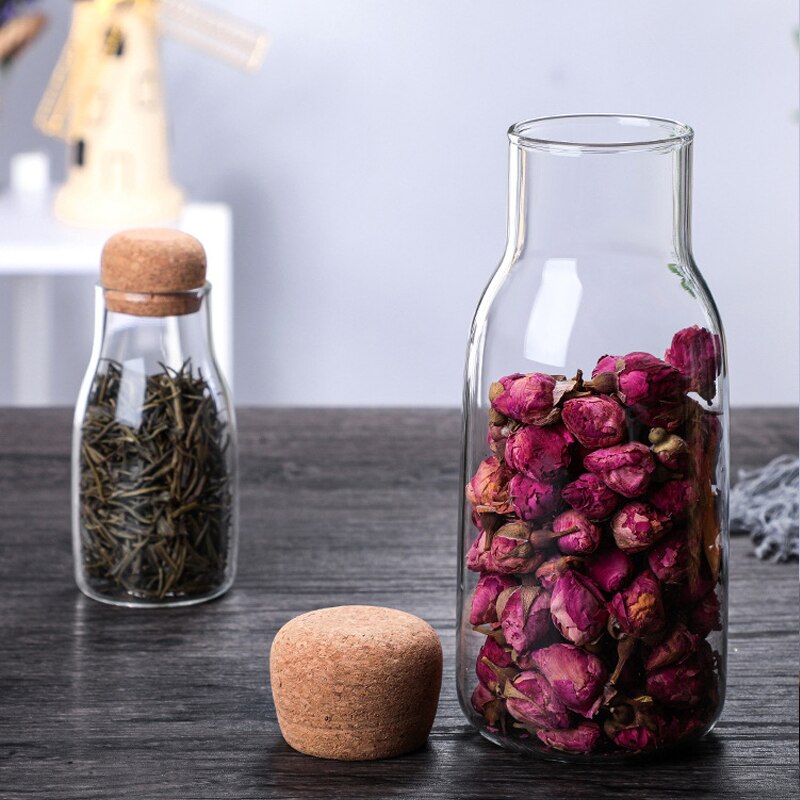 Factory glass coffee bean storage pot glass tea po... – Grandado