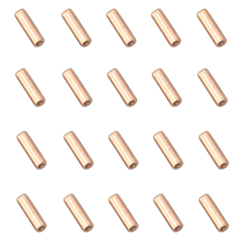 20pcs Brooch Pins Stoppers End Cap With Silicone Plug Tie Pin Post Back Plugging for DIY Jewelry Making Accessories: Rose gold color