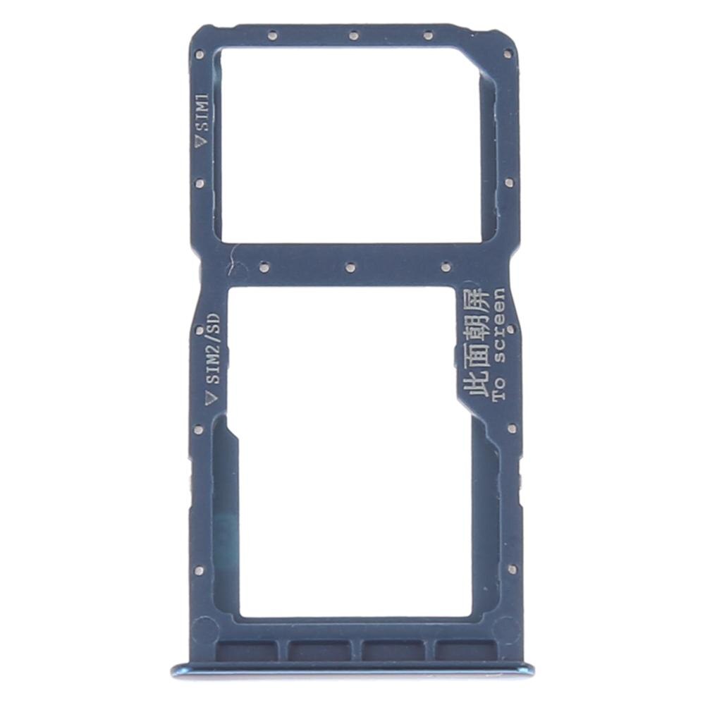 Ipartsbuy Sim Card Tray + Sim Card Tray / Micro Sd-kaart Voor Huawei P30 Lite: Blauw