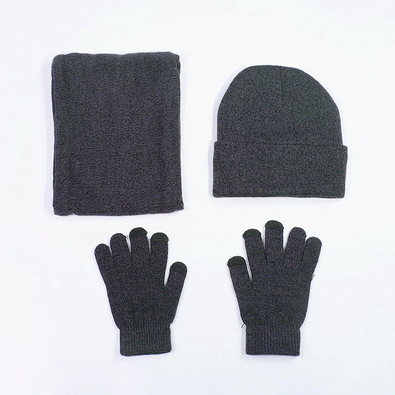 Tørklæde hue handsker til kvinder mænd vinter huer kasketter touch screen handske strik dame hatte hals varm hagesmæk balaclava maske gorras bonne