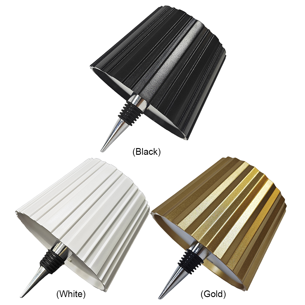 Wireless Touch Table Lamp LED Wine Bottle Light Rechargeable Stepless Dimming Night Lamp for Parties Bars Restaurant Decor