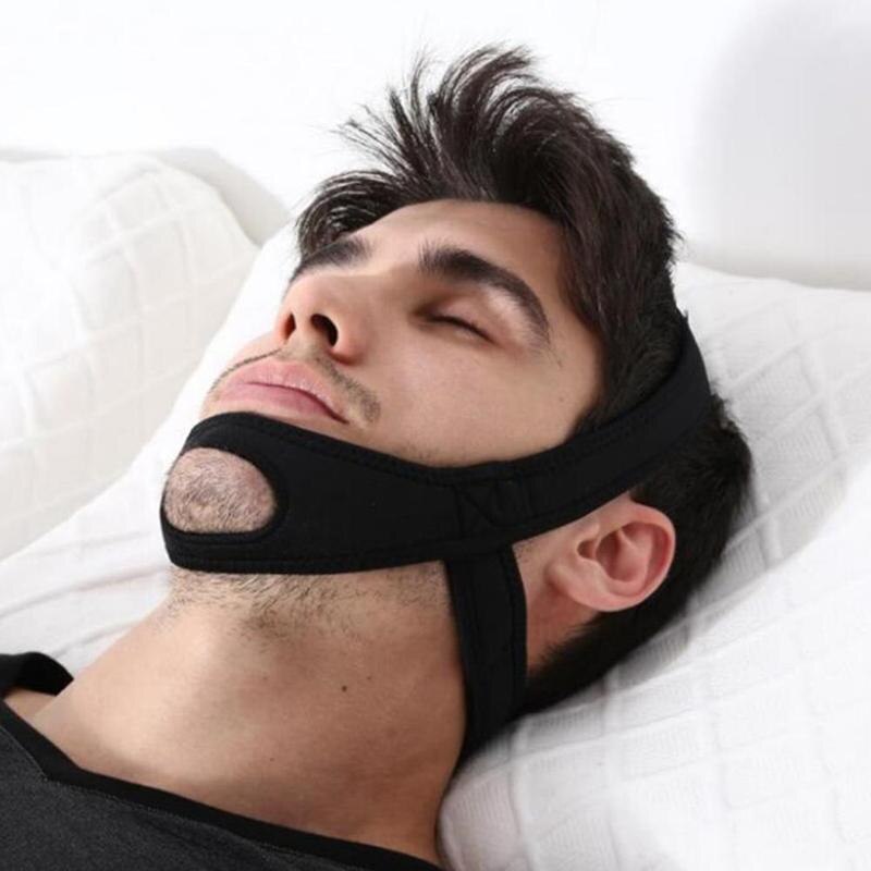 1Pcs Anti-Snurken Tape Stop Snurken Chin Strap Riem Anti Apneu Kaak Oplossing Slaap Ondersteuning Apneu Riem Slapen care Tools