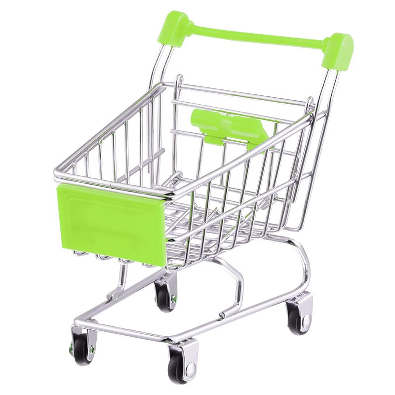 Mini jouet caddies petit jouet pour animaux de compagnie supermarché Handcart panier utilitaire panier de stockage stockage à la maison: G91946