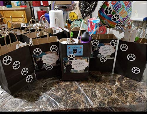 500pcs black Paw Print Stickers Dog cat bear Paw Labels Stickers for laptop reward sticker stationery teacher for student