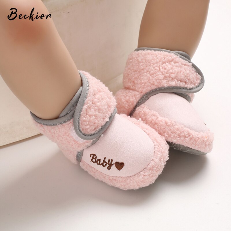 2021 scarpe da neonato per bambini stivaletti caldi invernali neonate stivaletti in cotone con punta tonda stivali da neve per ragazzi scarpe morbide di moda