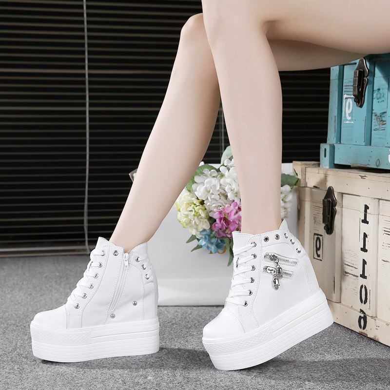 Women's Side Zipper Sneakers | Comfortable Walking Shoes main image 1