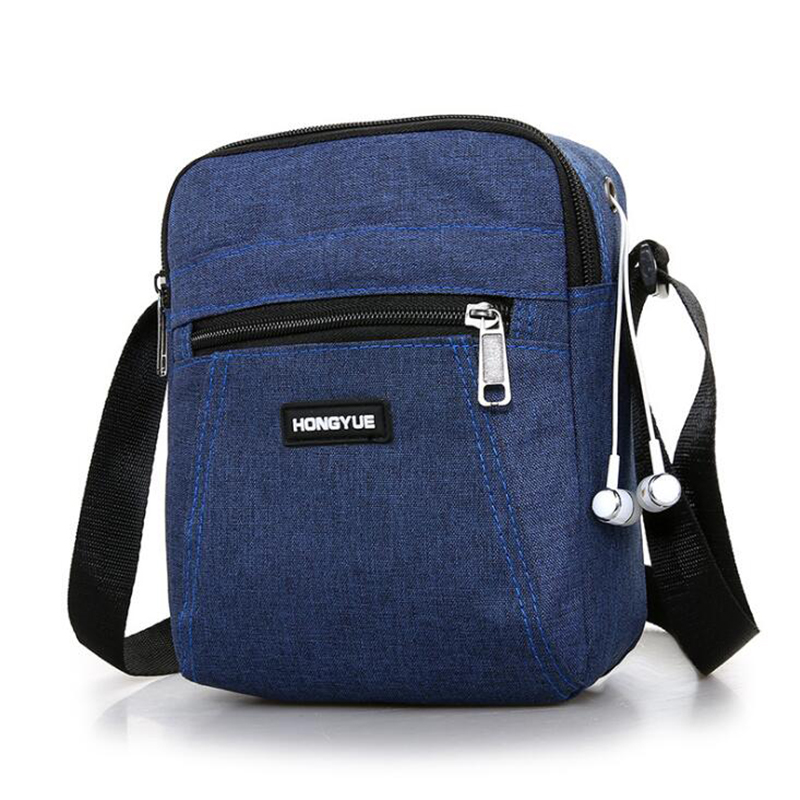 Sac de messager pour hommes sacs à bandoulière sac de voyage homme sac à main petit sac à bandoulière pour les affaires de travail: blue