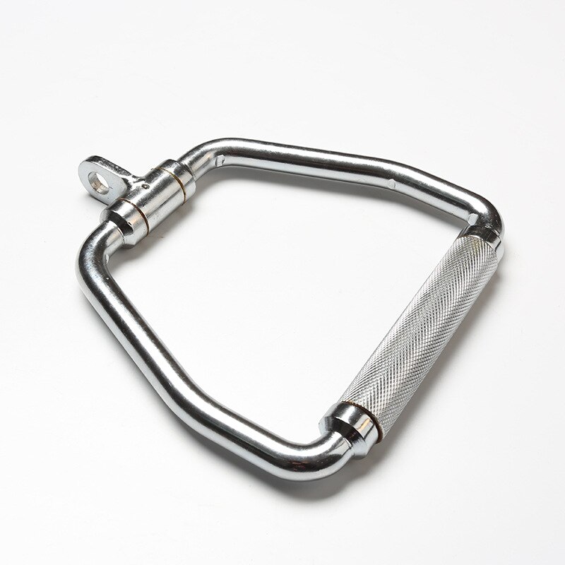 LAT Pull Down D Handle Fitness Home Gym Pulley Cable Machines Attachments Tricep Press Down D-Handle Rowing Workout Bar: A