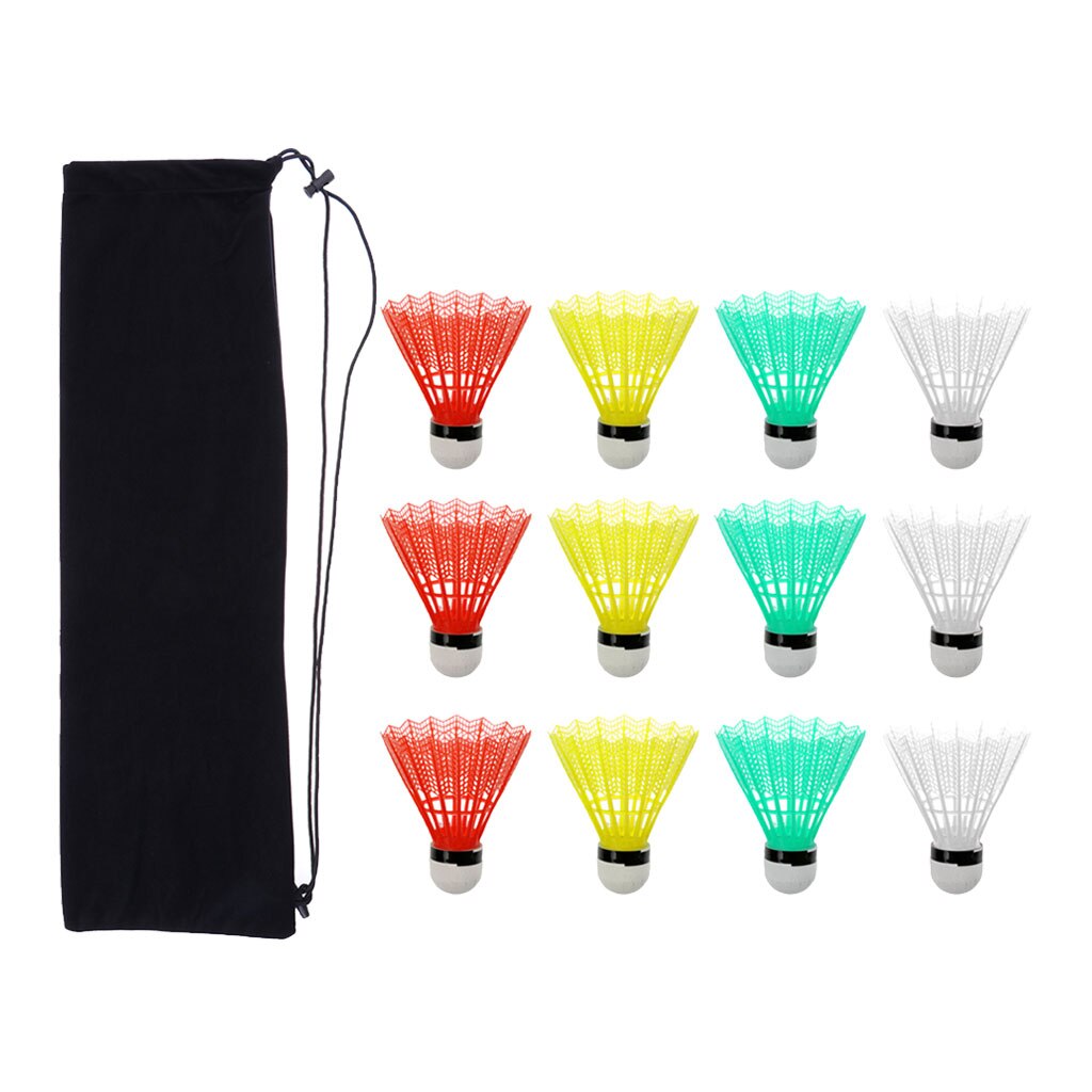 Badminton Racket Soft Cover Racket Case Trekkoord Pack & 12 Shuttles