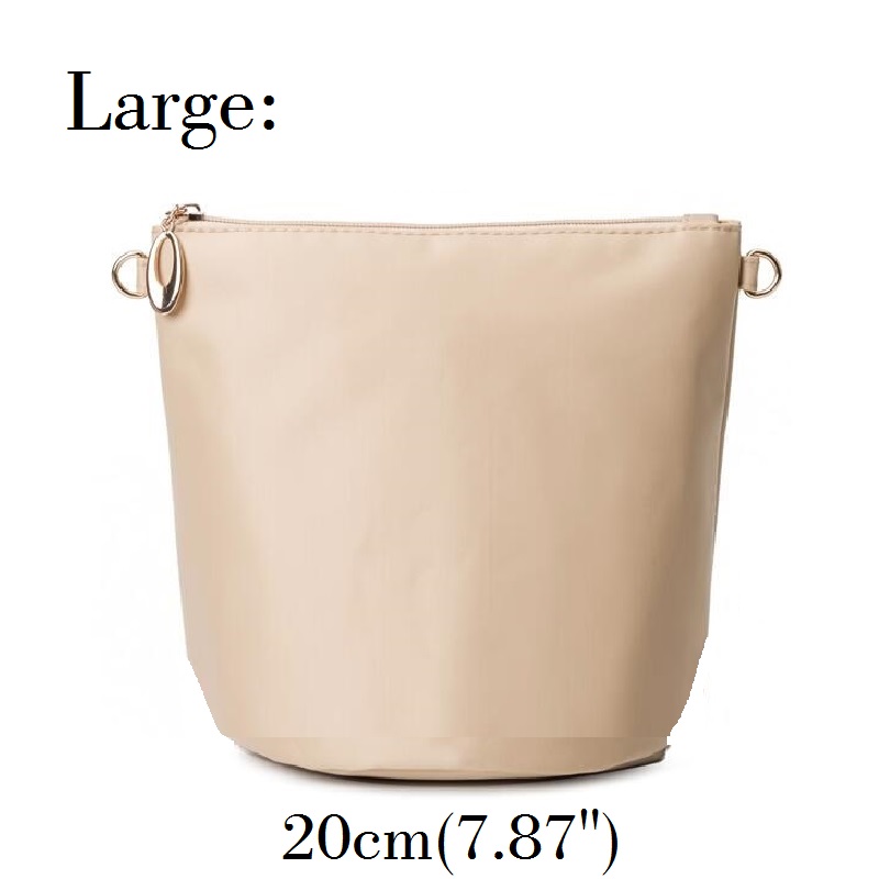 Organizer Bag for Bucket Handbag Bucket Bag Inserts (Apricot, Black, Coffee): Lavender