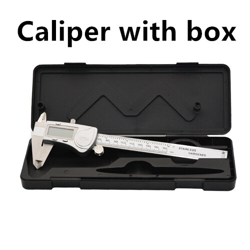 Calibrador digital electrónico de acero inoxidable, herramientas de medición a prueba de agua IP54, Messschieber, paquímetro, Vernier: caliper with box