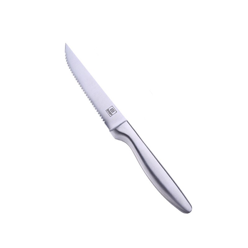 Edelstahl Steak Messer Groß einstellen Geschirr Abendessen Messer Thincked Griff Hohe Temperatur Widerstand Küche Zubehör: 1 Stück