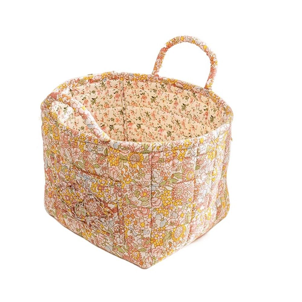 Mir de Rangement en Tissu de Style Pastoral, Cadre d'Organisation des Débris, Empilable et Lavable: Violet