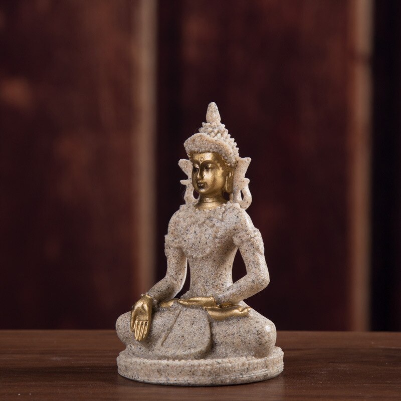 Harts unik buddha figur thailand feng shui skulptur buddhism staty budda lycka ornament för heminredning