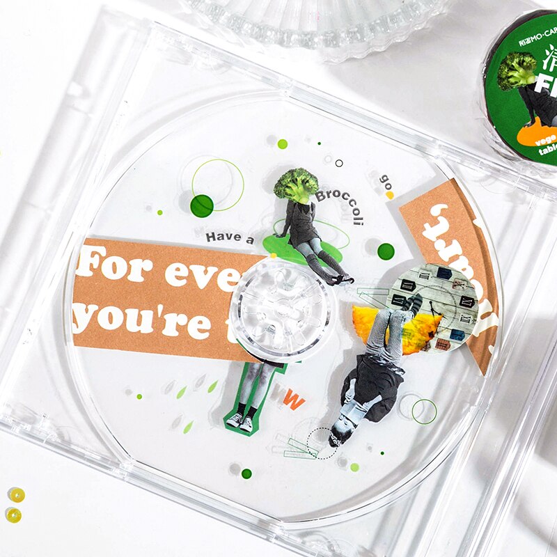 6 Stks/partij Prachtige Collage Tijdschrift Serie Leuke Verse Decoratieve Pet Tape