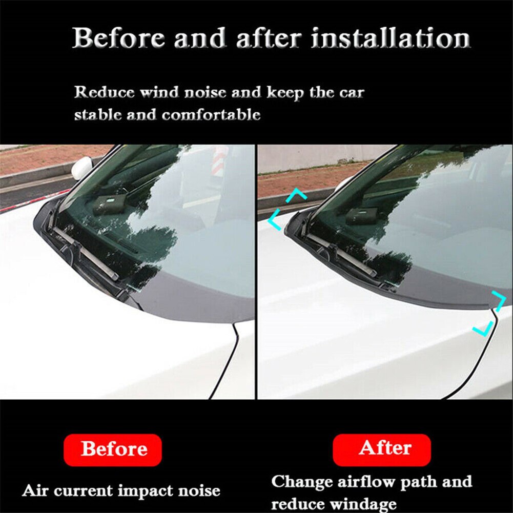 ETOPARS Autovoorruitafdichtstrip 1,6 meter afdichting rubber deur raam rand dak automatische U-vorm waterdichte bescherming