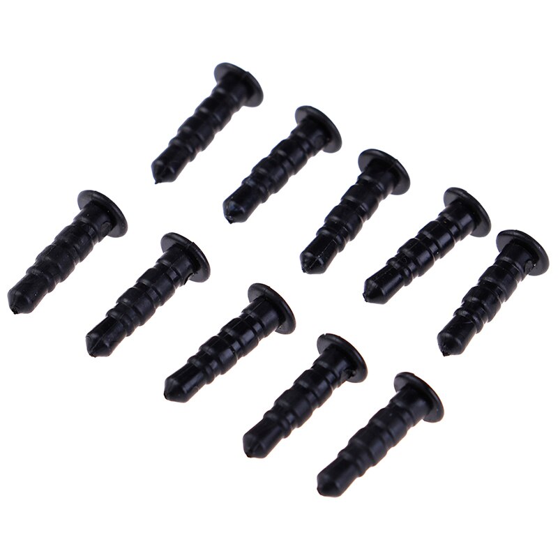10Pcs Plastic Dust Plug 3.5Mm Koptelefoon Telefoon Accessoires Diy Hanger Onderdelen Voor Telefoon Stofdicht Plug Caps Stof Stekkers