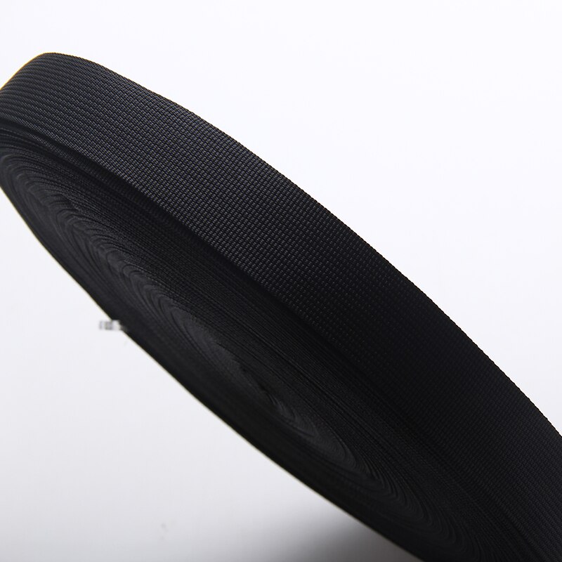 1" nylon webbing 25mm nylon tape black color 100% nylon
