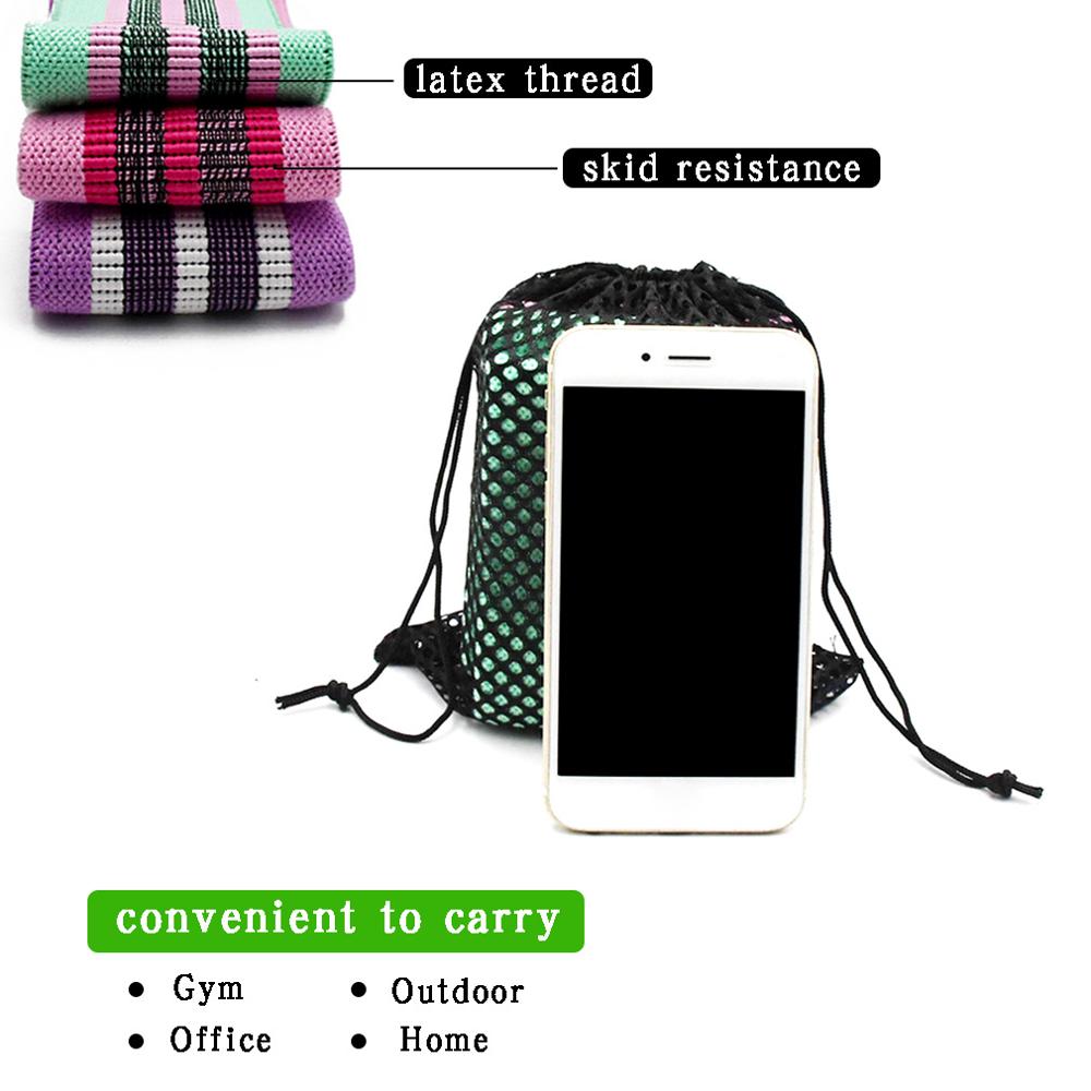 3 stycken fitnessband motståndsband expanderband för fitness elastiskt band för fitnessband träning miniband