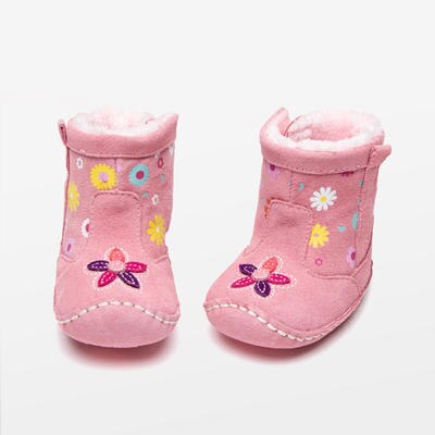 Novo 1 par winer quente sapatos de bebê botas de neve inverno quente das crianças bota, menina crianças sapatos