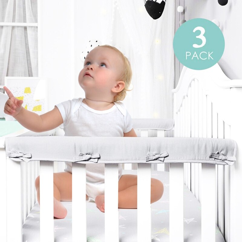 Newborn Baby Bed Summer Bumpers Cotton Crib Breathable Cot Bumper For Head Protector Baby Bedding Set Room Decor