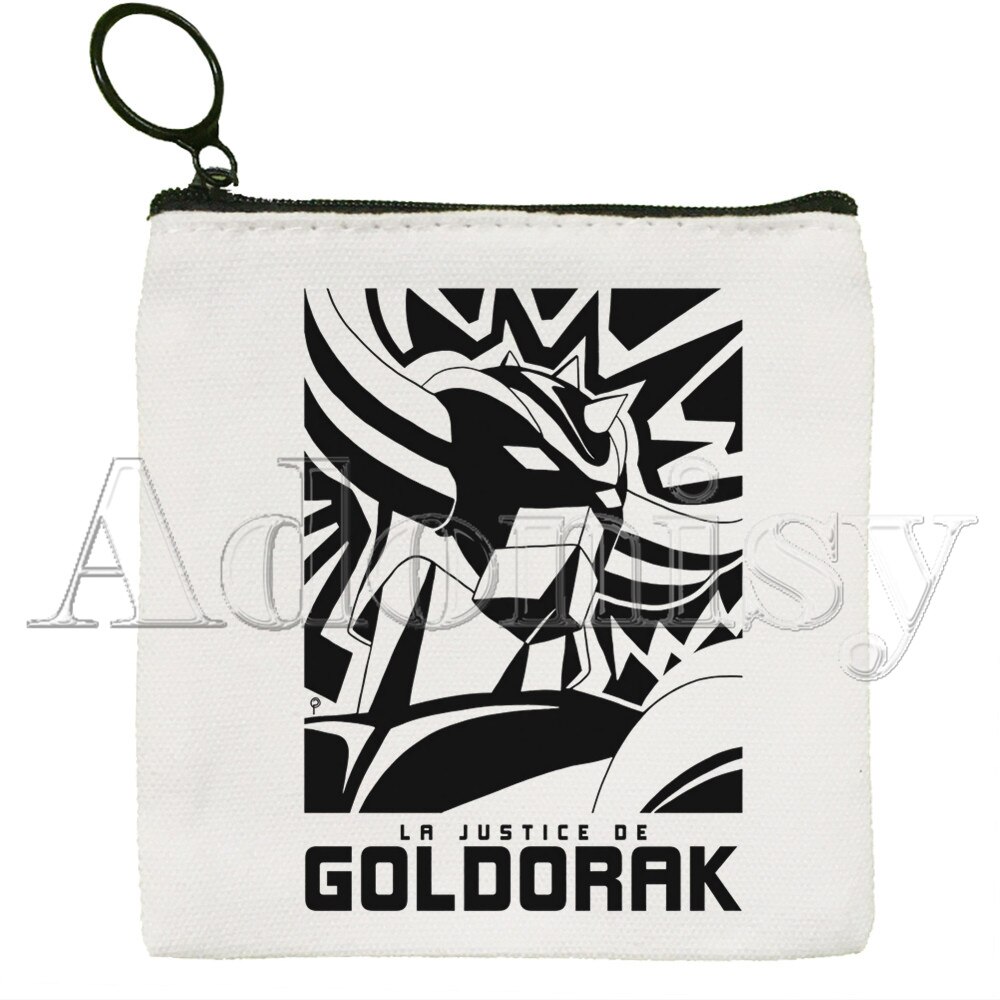 Goldorak Koreanische Stil Cartoon Gedruckt Leinwand Tasche Leinwand Einfache und Modische Lagerung Tasche: G