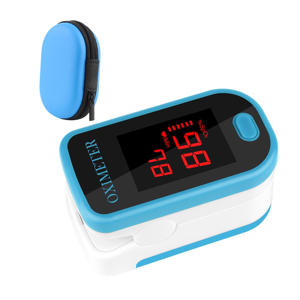 RZ Finger Pulse Oximeter Portable Digital pulsioximetro Household Health Monitor Heart Rate SPO2 PR Saturimetro Pulse Oximeter: M230-blue-bag
