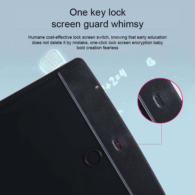 PINZHENG Drawing Tablet 10" 12'' LCD Writing Tablet Electronics Graphic Board Drawing Pad Ultra Thin Portable Hand Writing