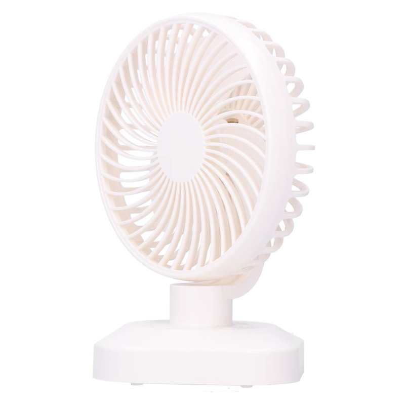 Oscillating fan Table Fan Adjustable Portable Mini Fan 3‑Speeds Desktop Fan for Office Home USB Charging Portable Desktop Fan